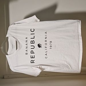White Banana Republic T Shirt Large